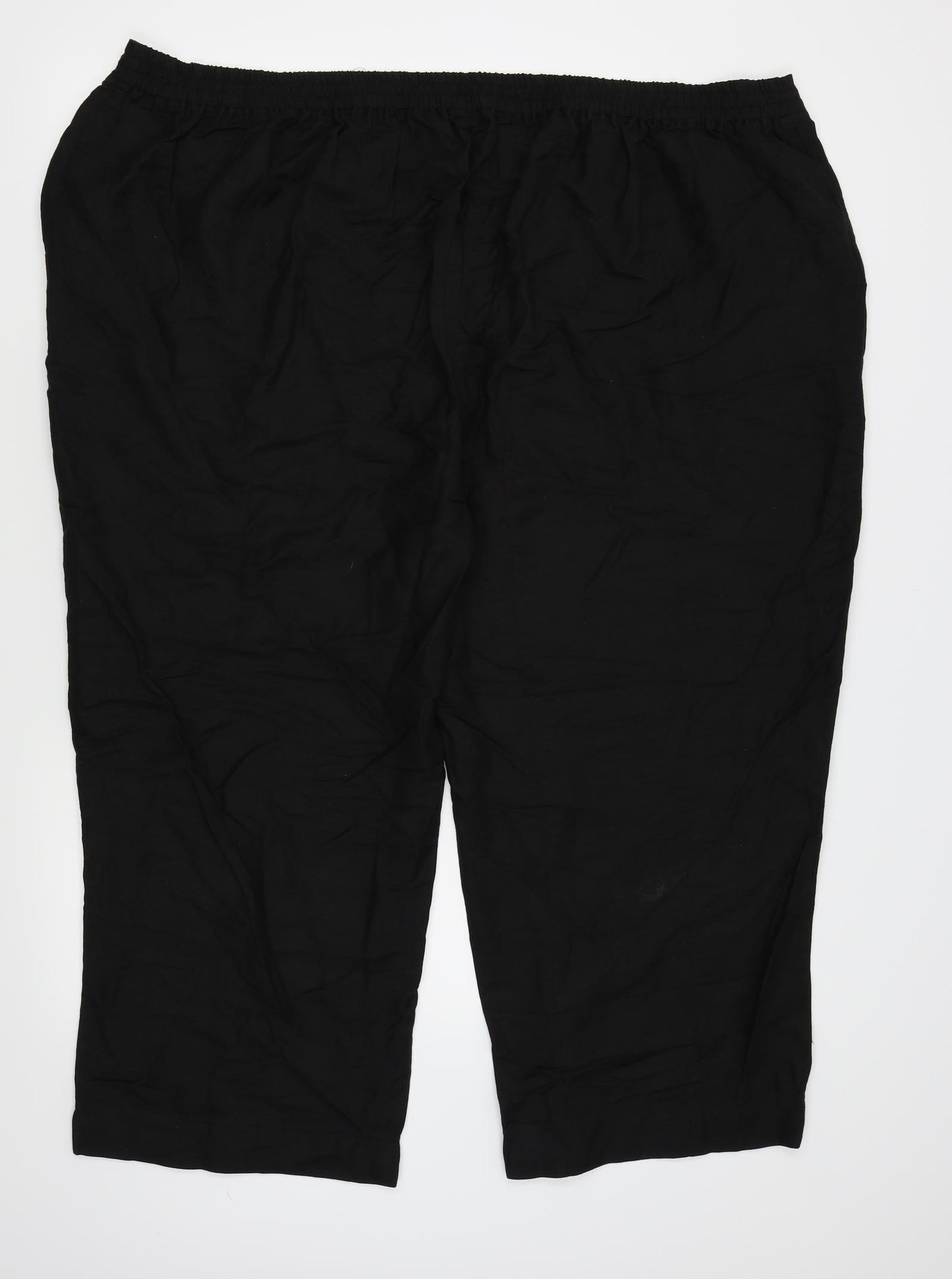 label be Womens Black   Capri Trousers Size 30 L24 in