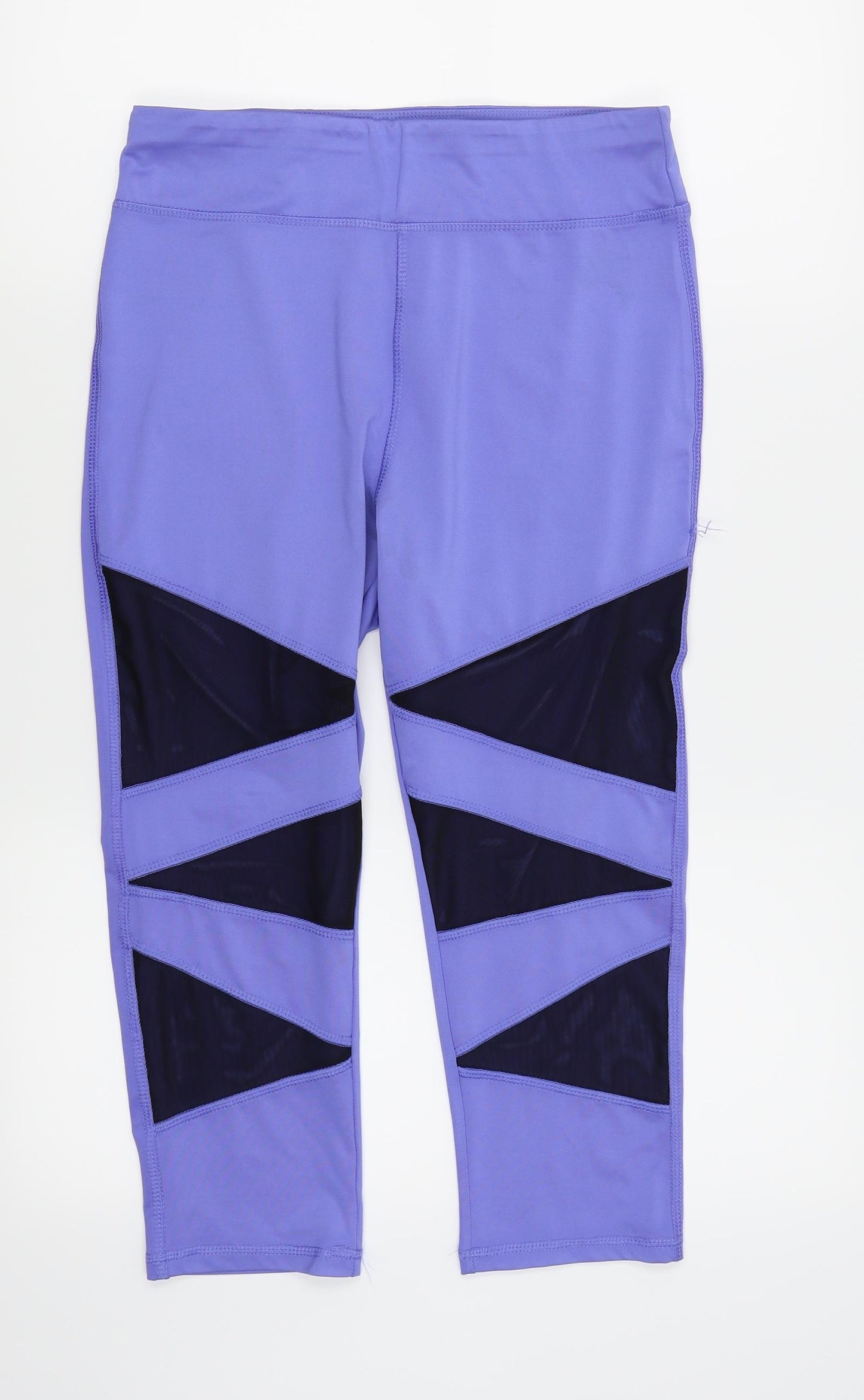 Bohoo Womens Blue   Capri Leggings Size 10