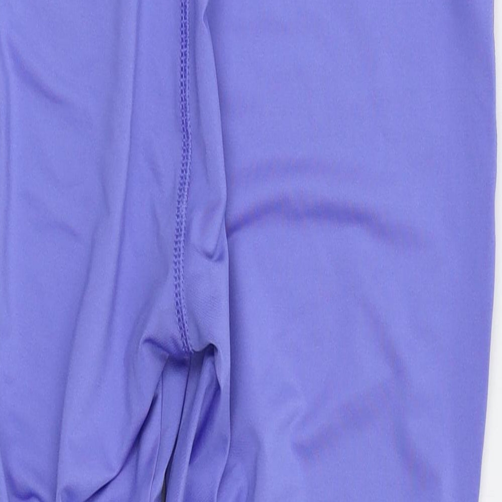 Bohoo Womens Blue   Capri Leggings Size 10