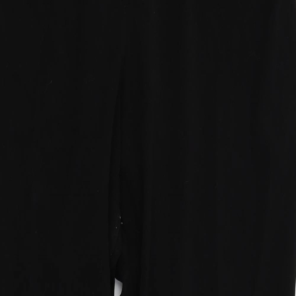 M&S Womens Black   Trousers  Size 20 L27 in