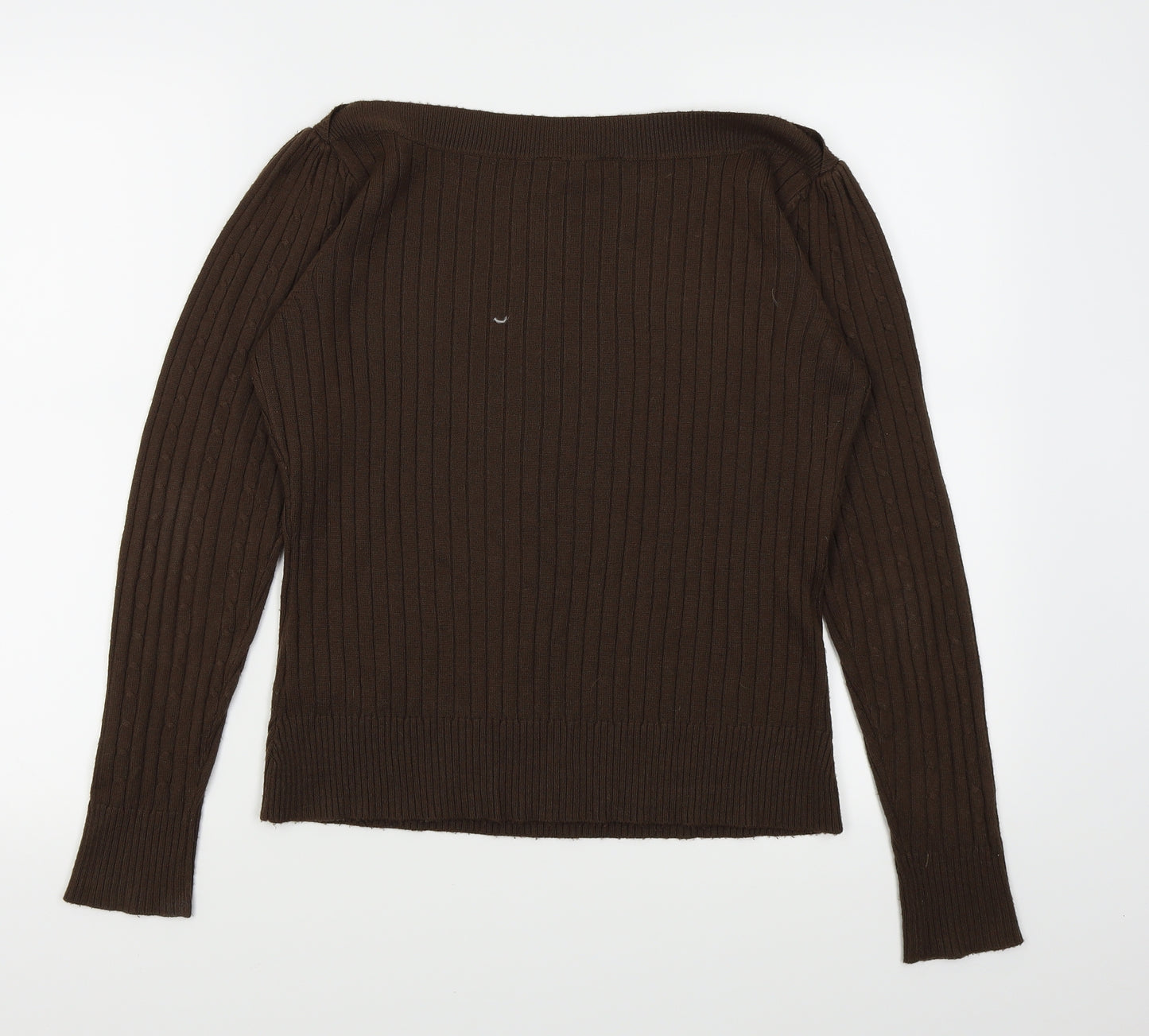 Dorothy Perkins Womens Brown   Pullover Jumper Size 14