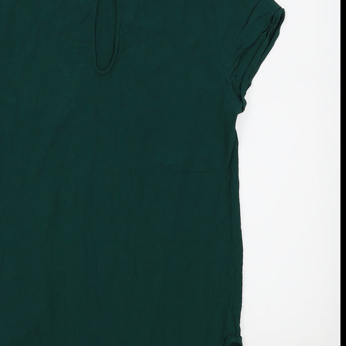 H&M Womens Green   Basic Blouse Size 6