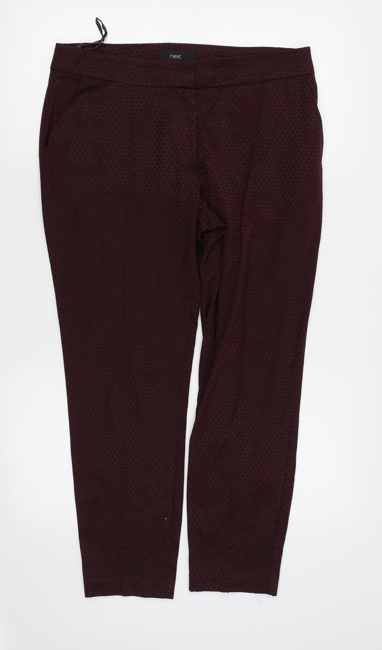 NEXT Womens Purple   Trousers  Size 12 L24 in