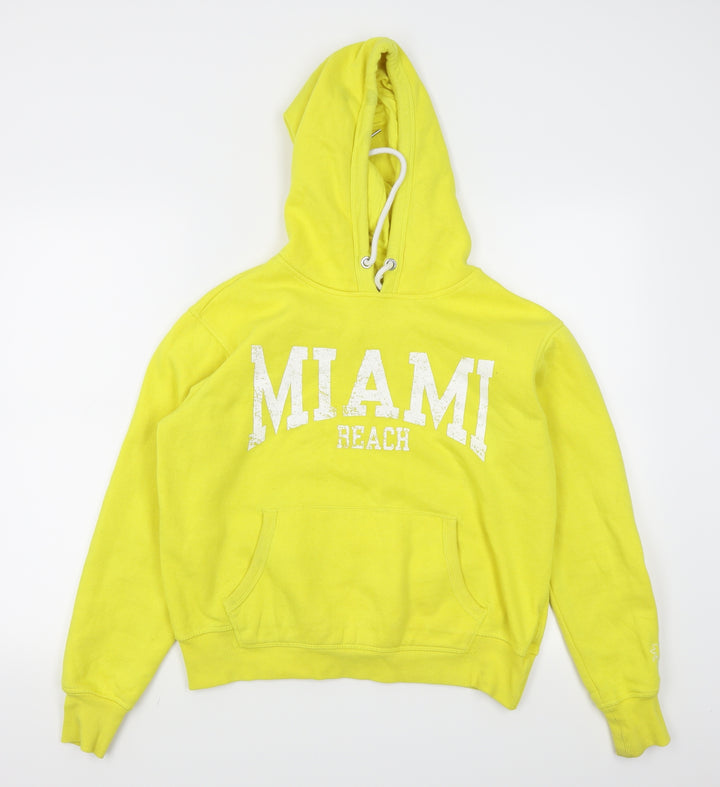 H&M Womens Yellow   Pullover Jumper Size S