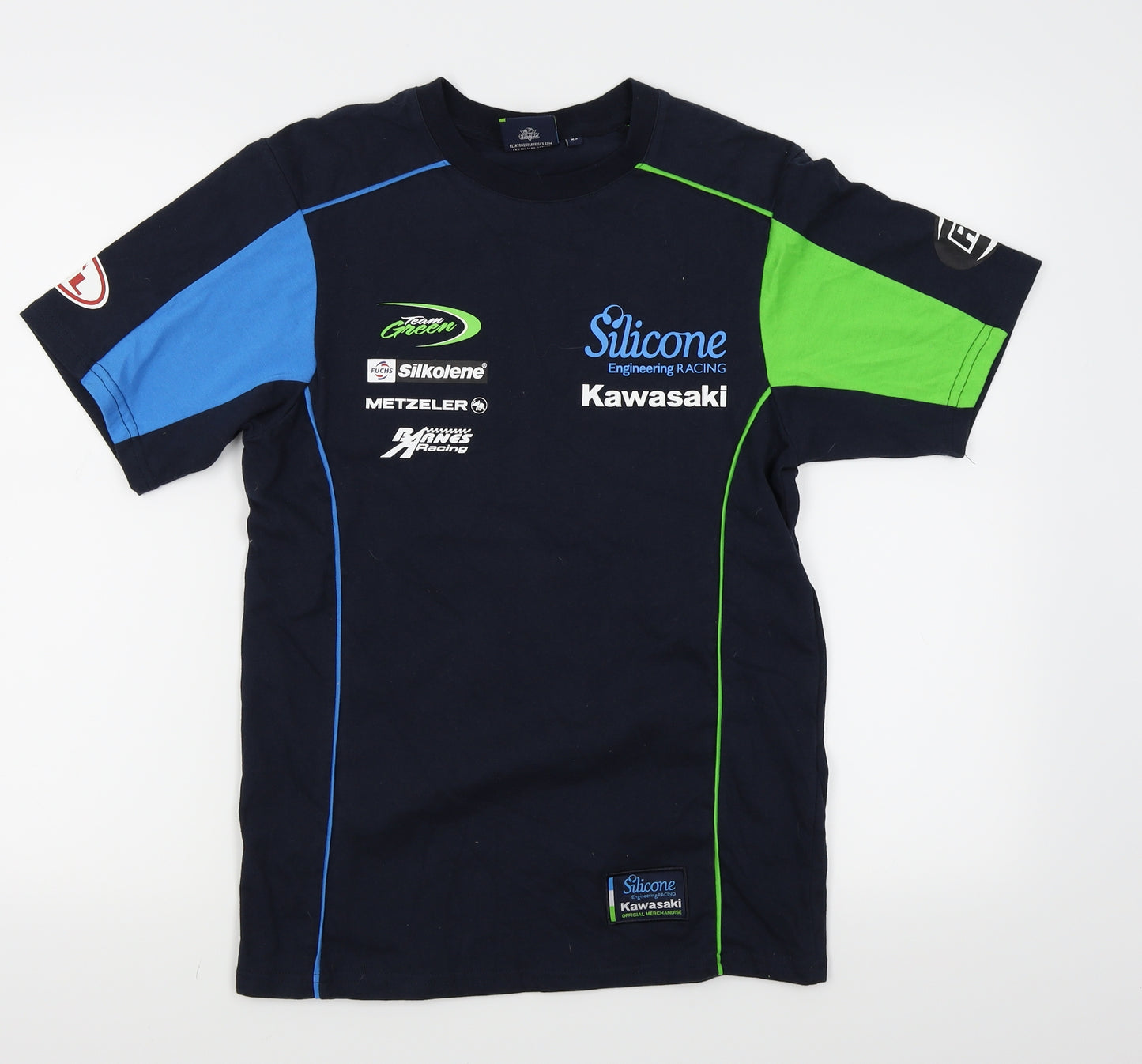 Kawasaki Mens Blue    T-Shirt Size XS