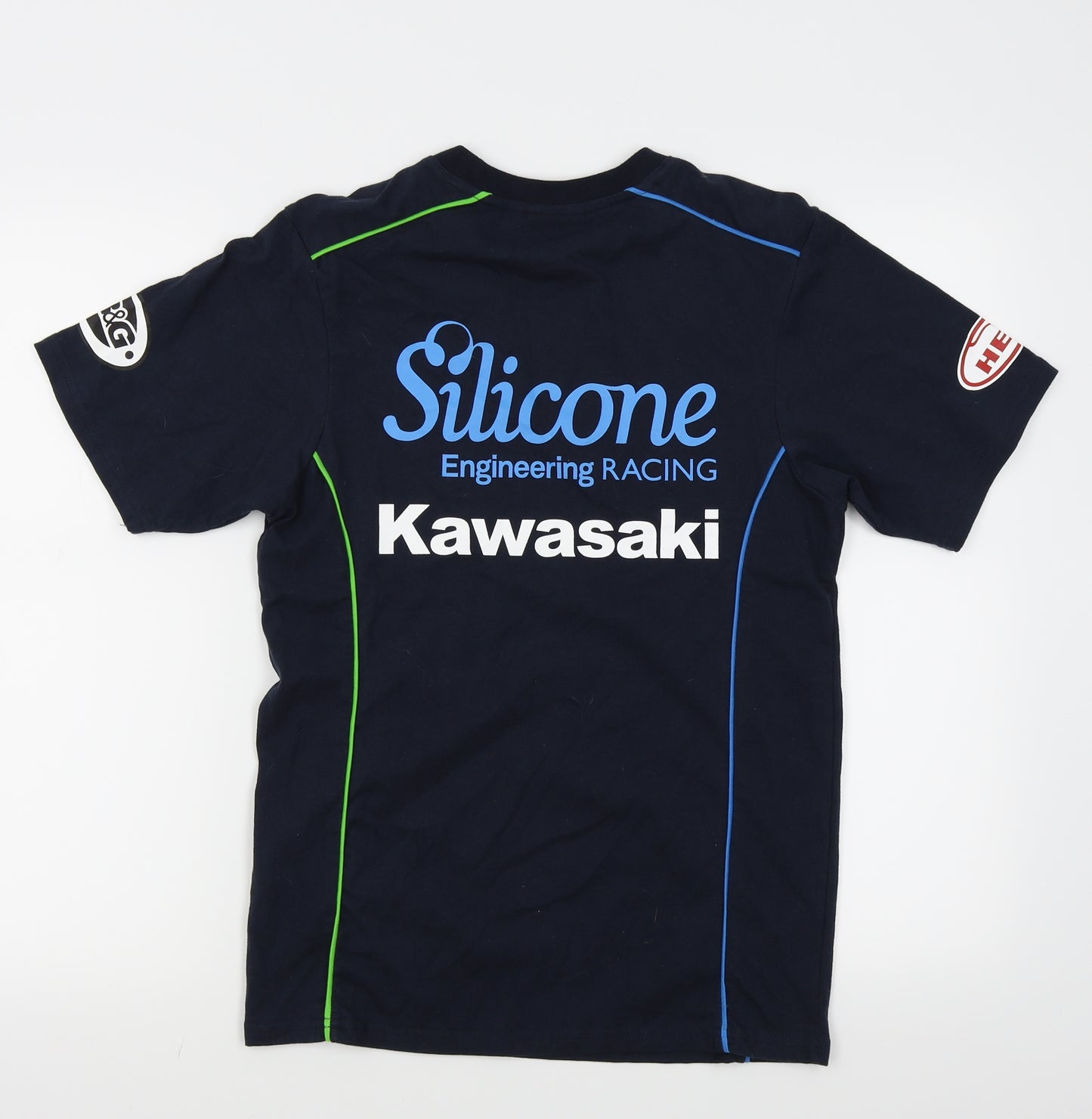 Kawasaki Mens Blue    T-Shirt Size XS