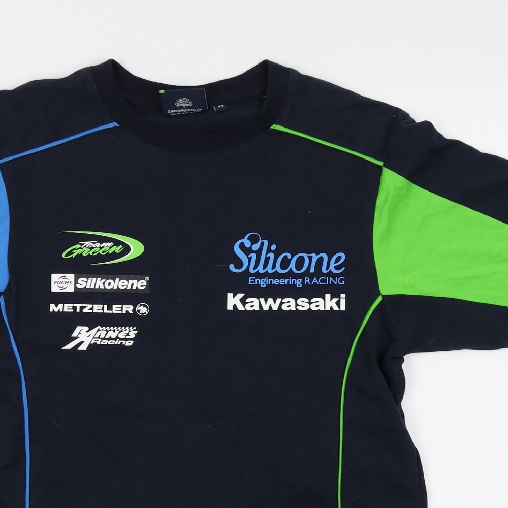 Kawasaki Mens Blue    T-Shirt Size XS