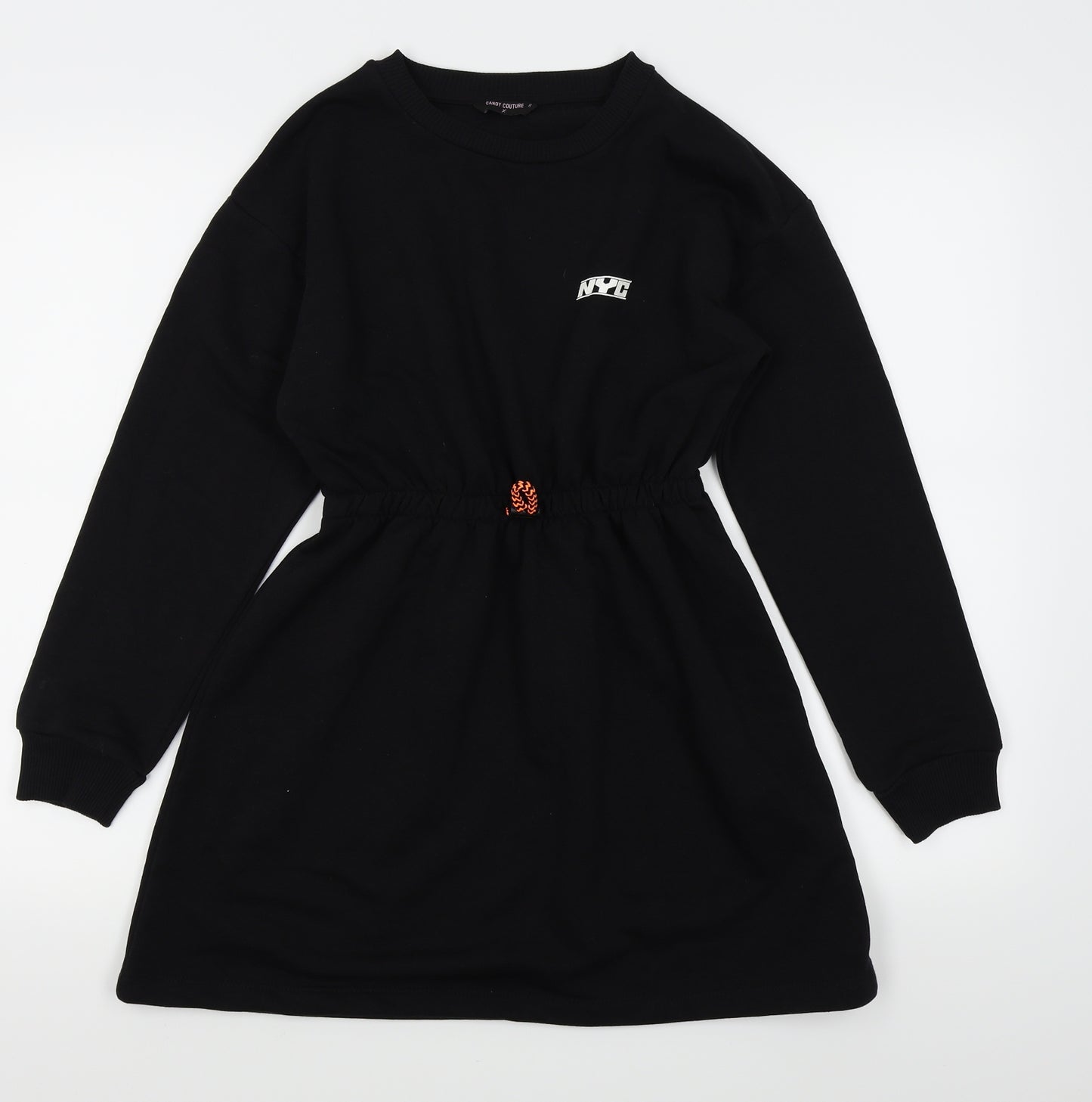 Candy Couture Girls Black   Jumper Dress  Size 11 Years