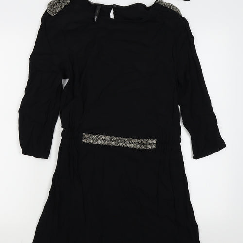 Mango Womens Black   Fit & Flare  Size 10
