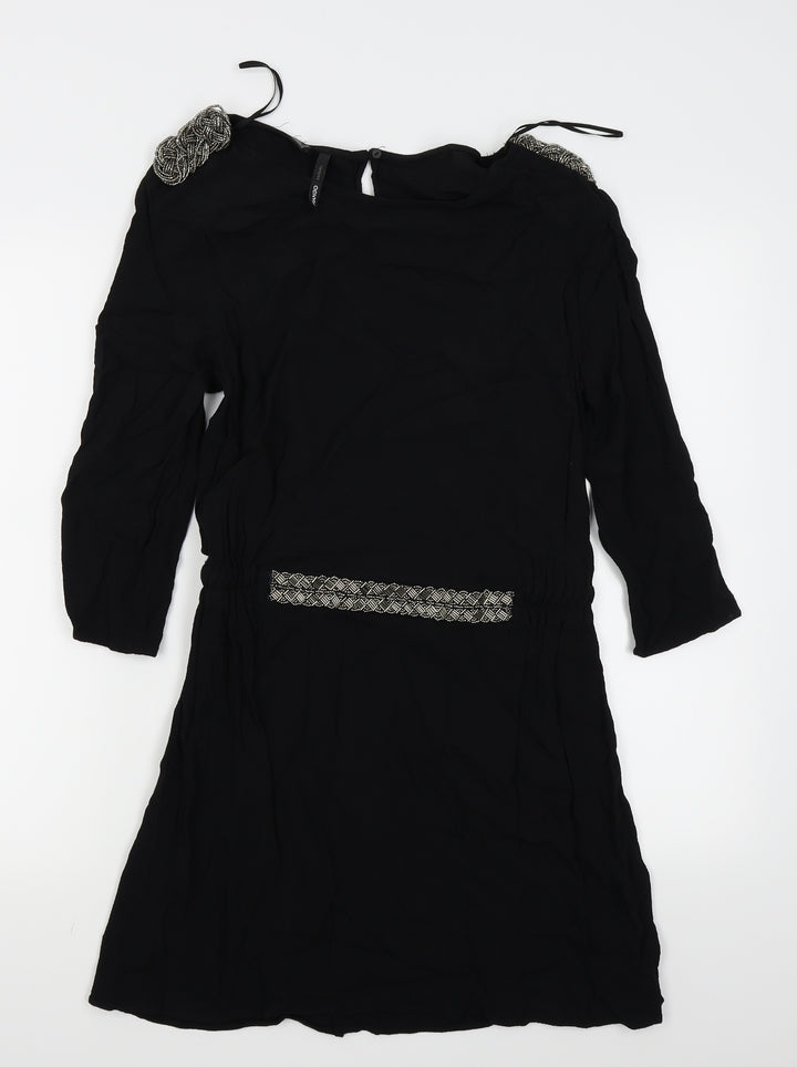 Mango Womens Black   Fit & Flare  Size 10