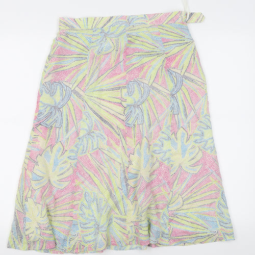Episode Womens Multicoloured Fair Isle  Flare Skirt Size 10