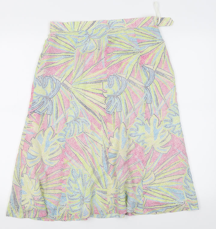 Episode Womens Multicoloured Fair Isle Flare Skirt Size 10