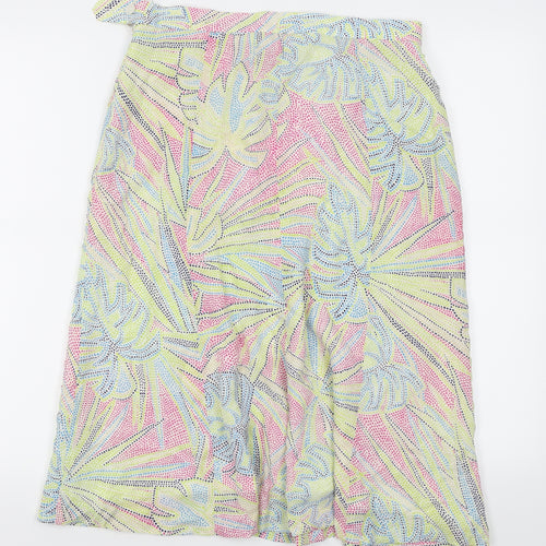Episode Womens Multicoloured Fair Isle  Flare Skirt Size 10