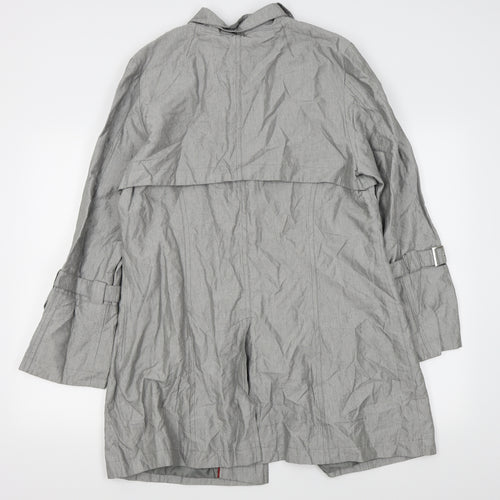 loft fashion Womens Grey   Overcoat Coat Size 10
