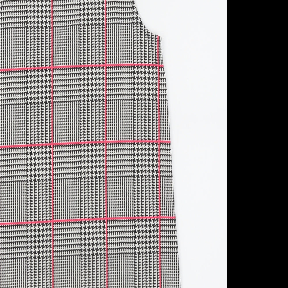 Primark Girls Grey Check  Fit & Flare  Size 12-13 Years