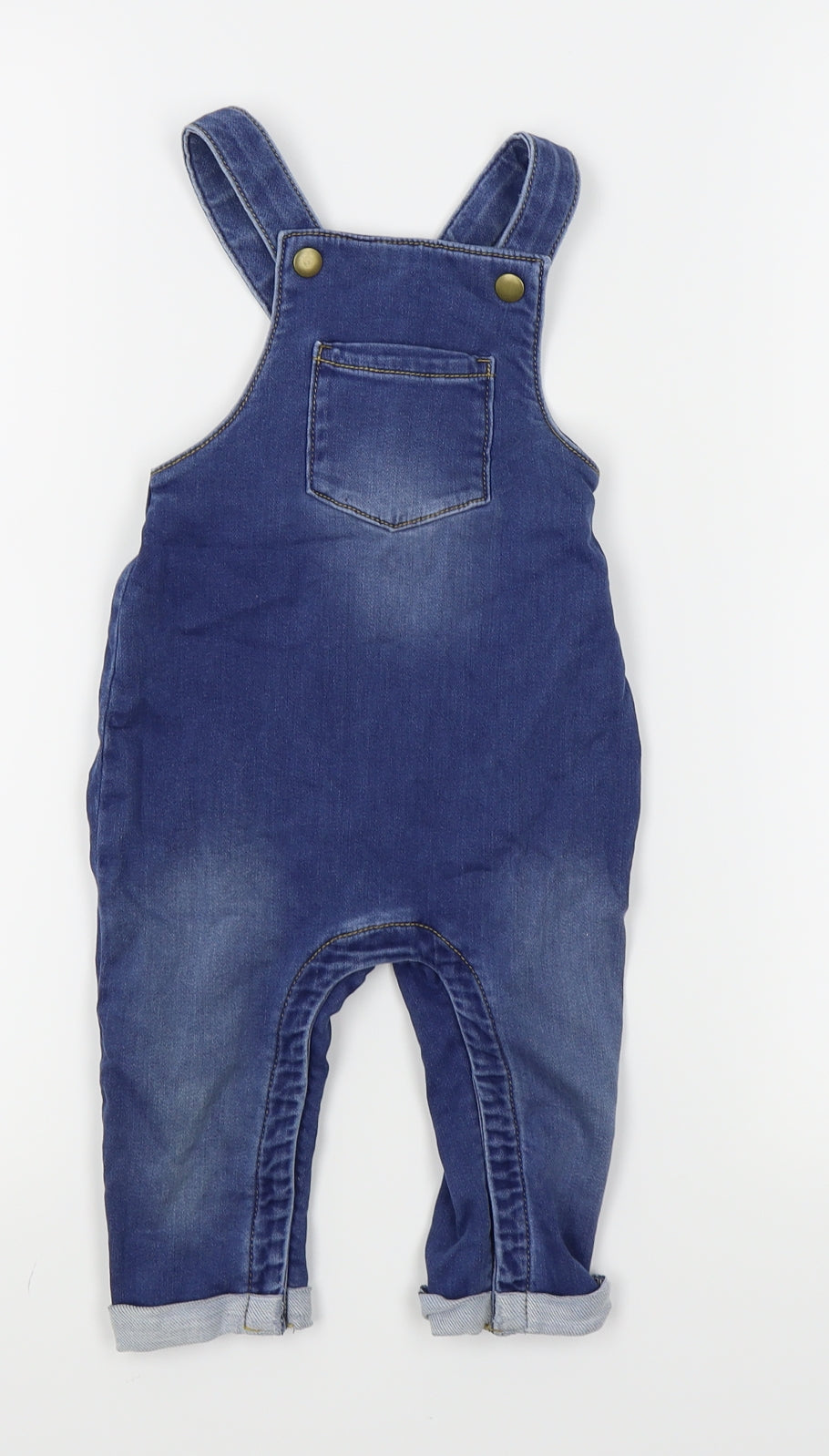 TU Boys Blue   Dungaree One-Piece Size 9-12 Months