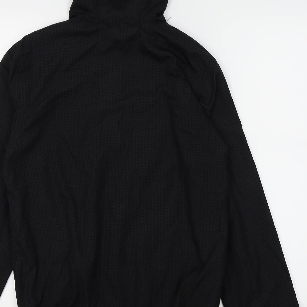WORKOUT Mens Black   Rain Coat Coat Size XS