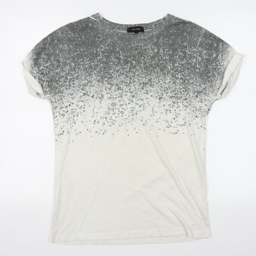 River Island Mens White    T-Shirt Size S
