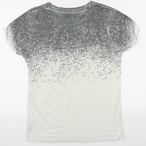 River Island Mens White    T-Shirt Size S
