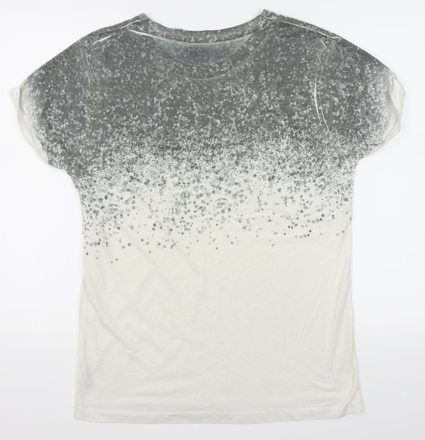 River Island Mens White    T-Shirt Size S