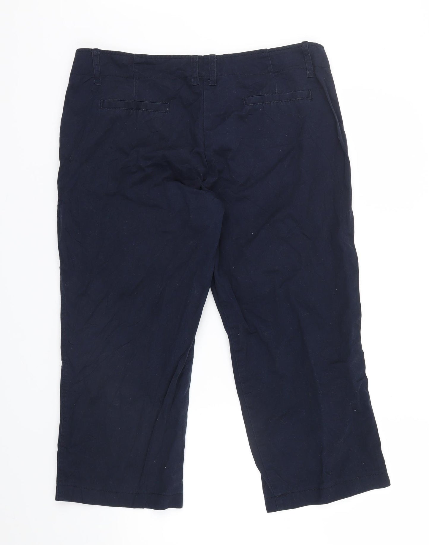 Katrin Womens Blue   Cropped Trousers Size 14 L21 in