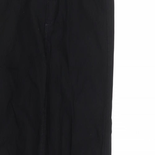 Divided Womens Black   Cropped Trousers Size 14 L30 in