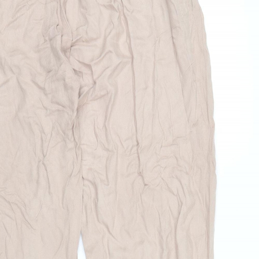NEWLOOK Womens Beige   Trousers  Size 16 L26 in