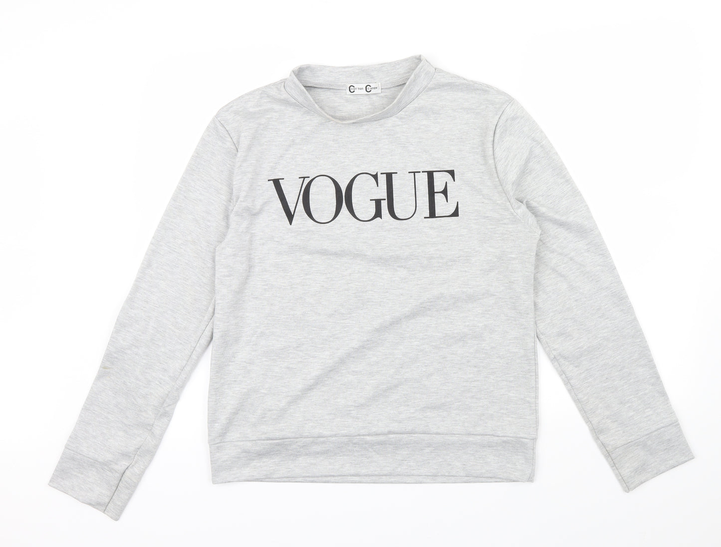 Cotton Candy Womens Grey   Pullover Jumper Size 16  - vogue