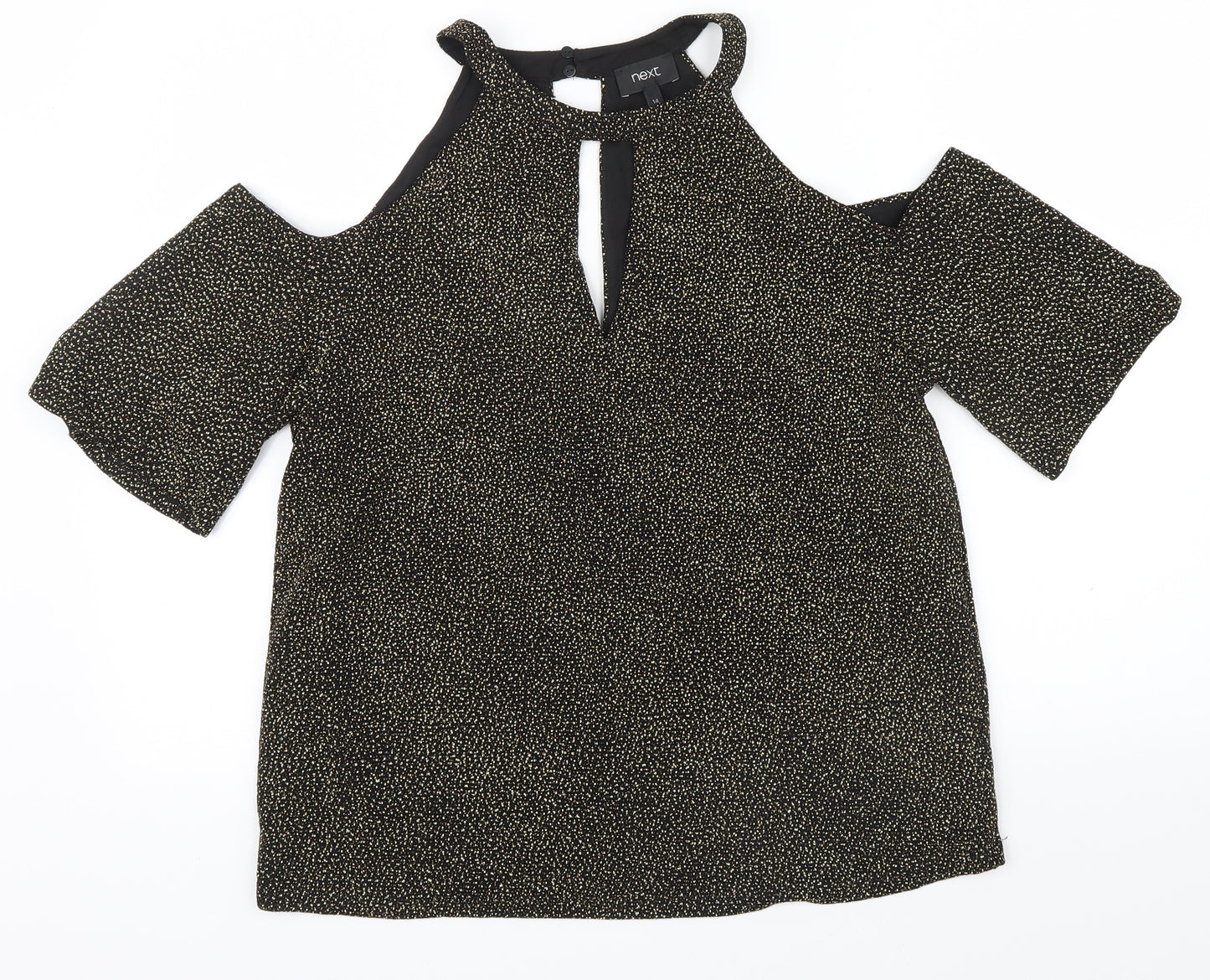 NEXT Womens Gold   Basic T-Shirt Size 14