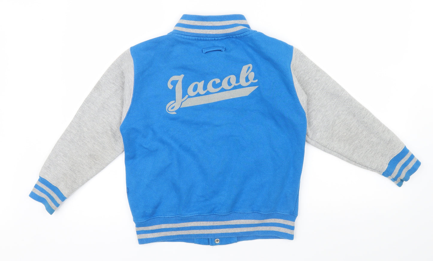 rusks & rebels Boys Blue   Cardigan Jumper Size 7-8 Years  - JACOB