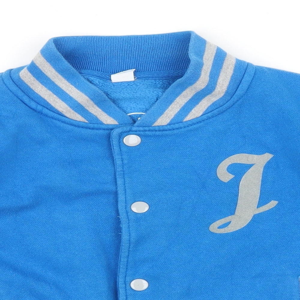 rusks & rebels Boys Blue   Cardigan Jumper Size 7-8 Years  - JACOB