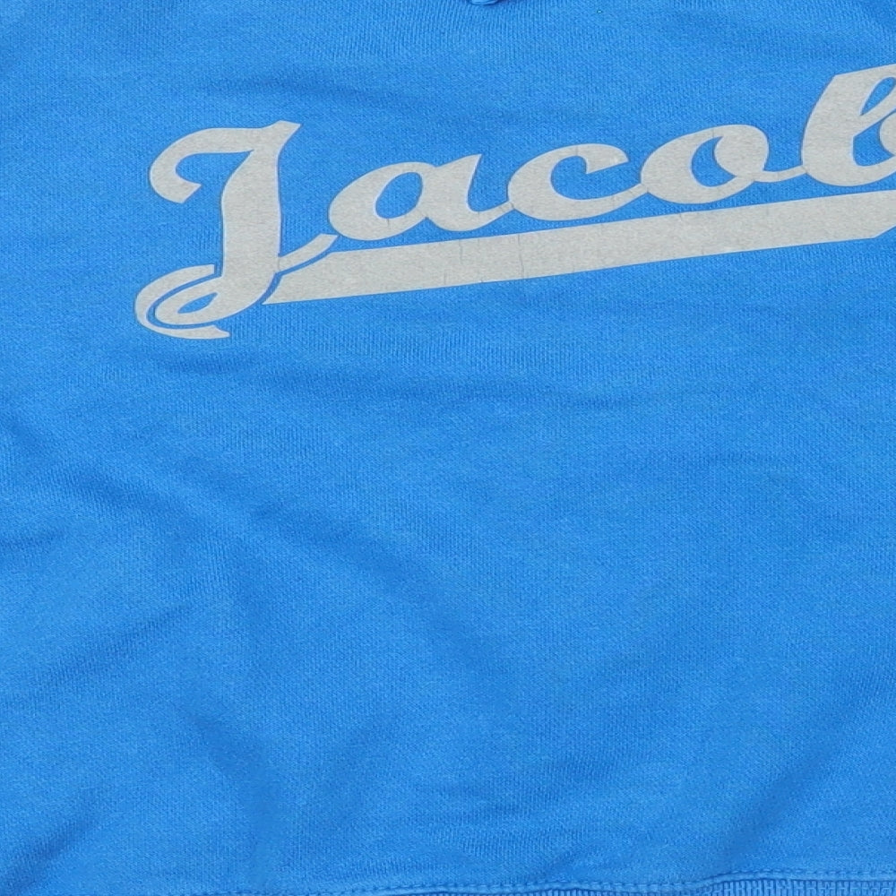 rusks & rebels Boys Blue   Cardigan Jumper Size 7-8 Years  - JACOB