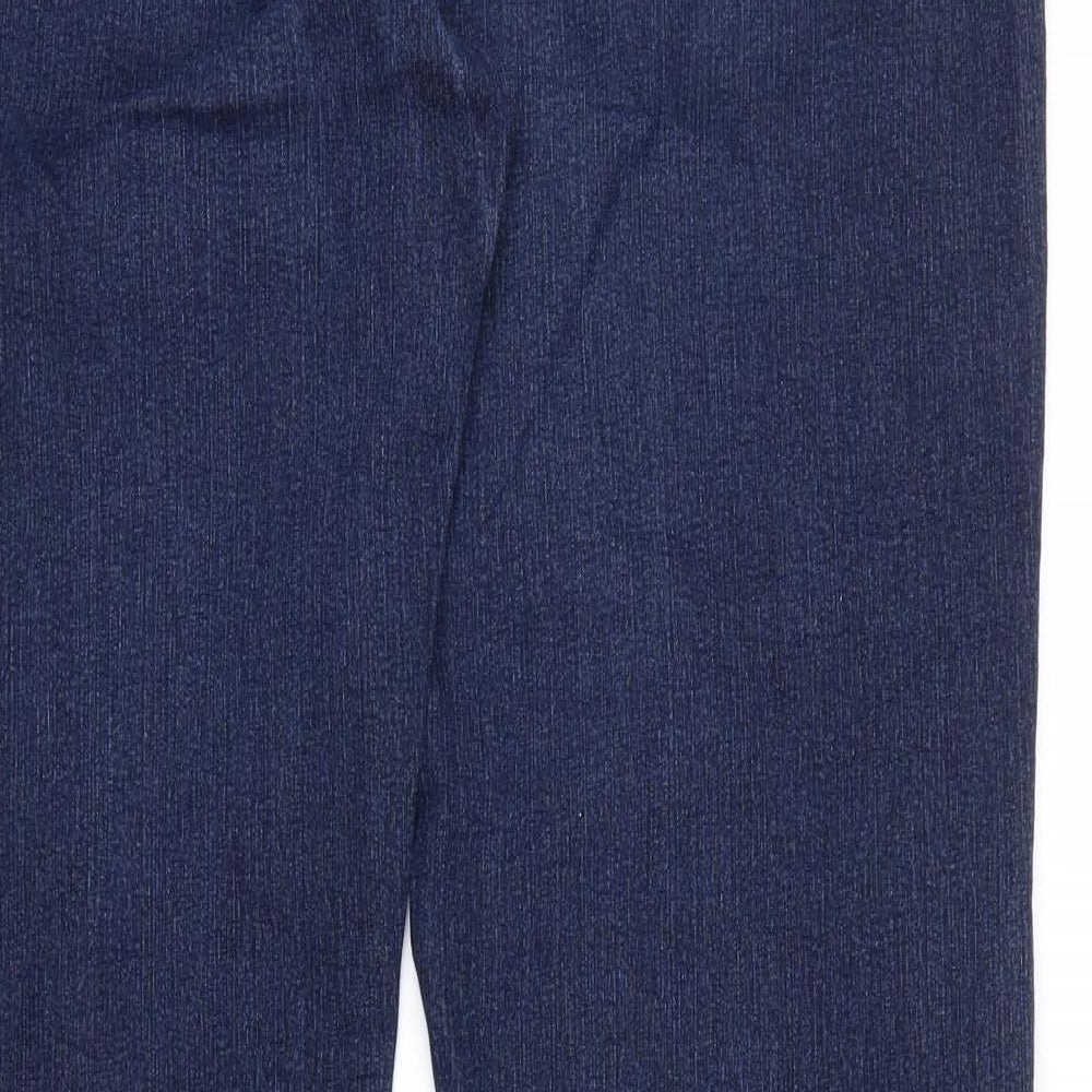 TU Womens Blue   Straight Jeans Size 18 L32 in - Embroidered BACK POCKETS