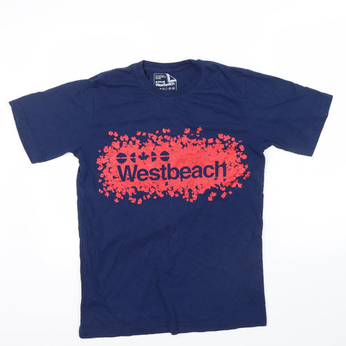 Westbeach Mens Blue    T-Shirt Size M  - WWSTBEACH