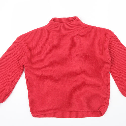 Boohoo Womens Pink   Pullover Jumper Size 8