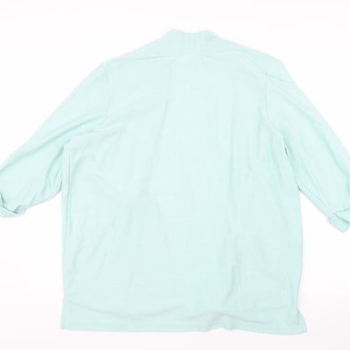 Damart Womens Green   Cardigan Jumper Size 18