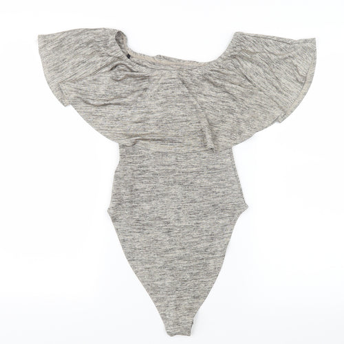 New Look Womens Beige   Bodysuit One-Piece Size 8