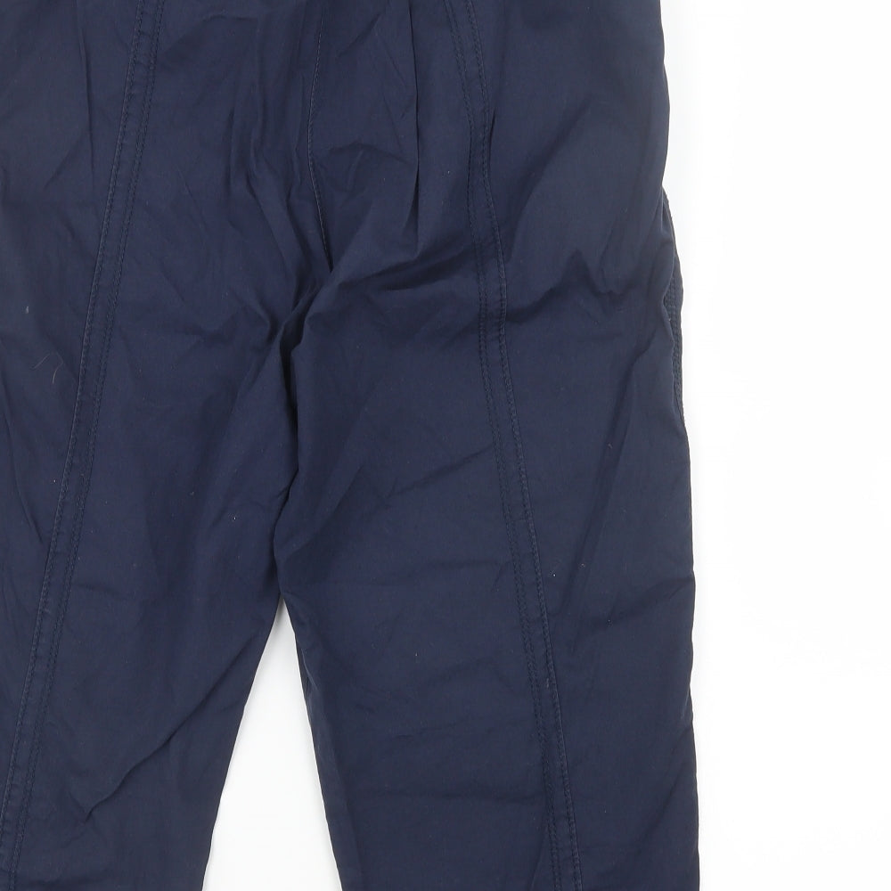 Bm Casual Womens Blue   Cropped Trousers Size 14