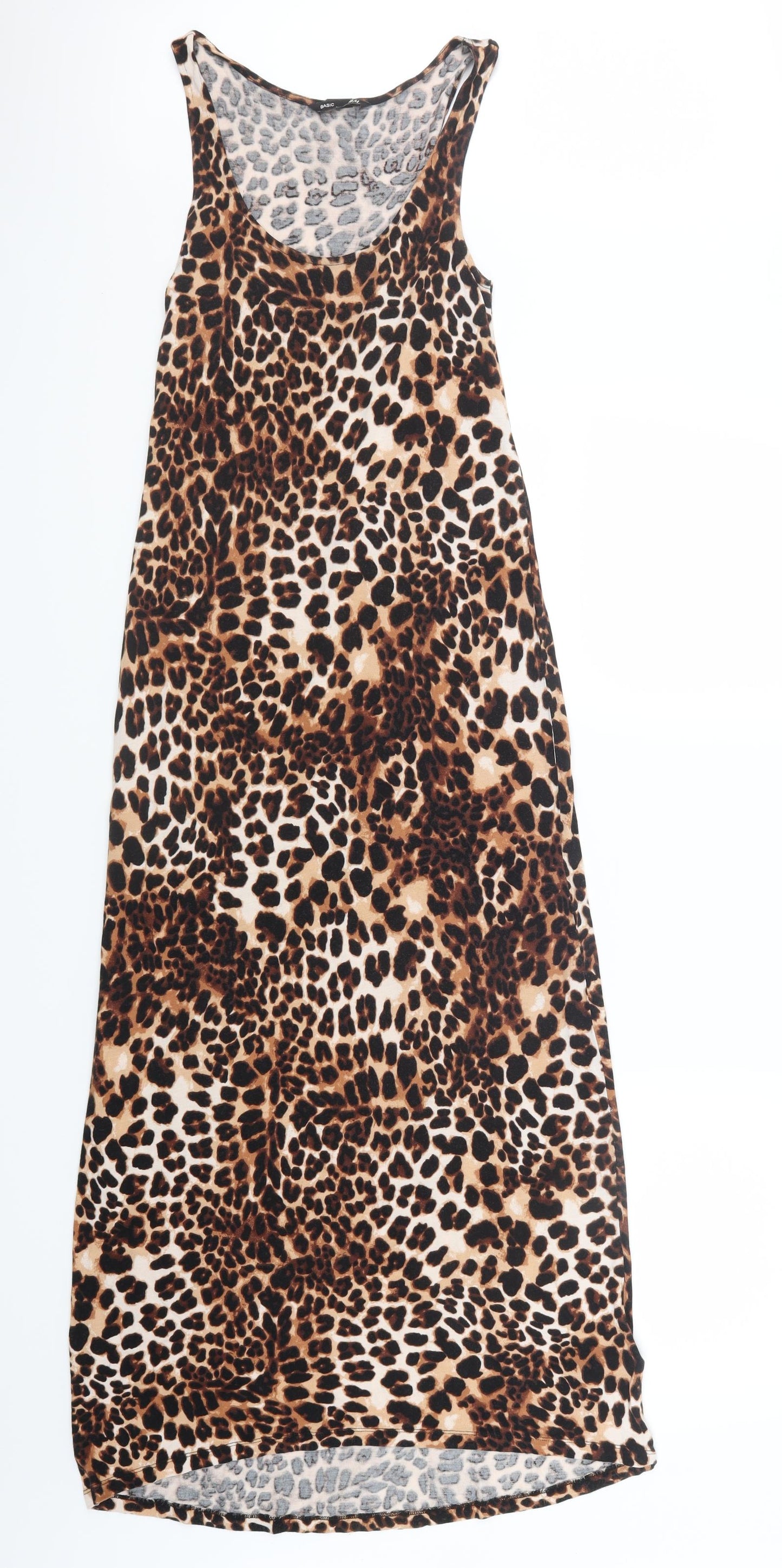 H&M Womens Brown Animal Print  Maxi  Size XS