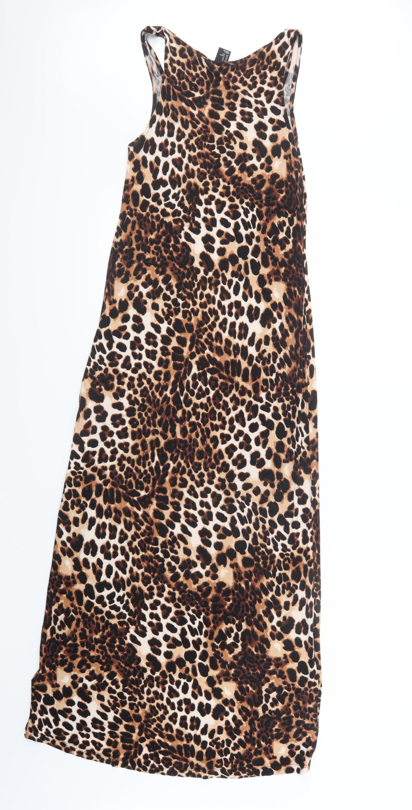 H&M Womens Brown Animal Print  Maxi  Size XS