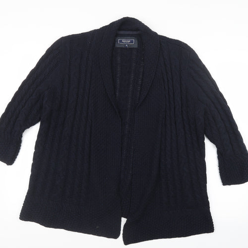 Maine Womens Blue  Knit Cardigan Jumper Size 20