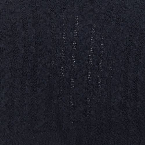 Maine Womens Blue  Knit Cardigan Jumper Size 20