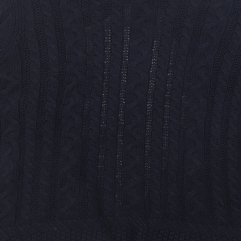Maine Womens Blue  Knit Cardigan Jumper Size 20