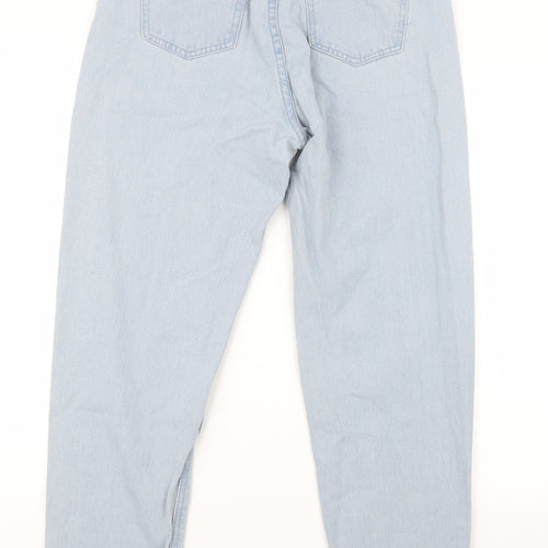 Missguided Womens Blue  Denim Straight Jeans Size 10 L27.5 in