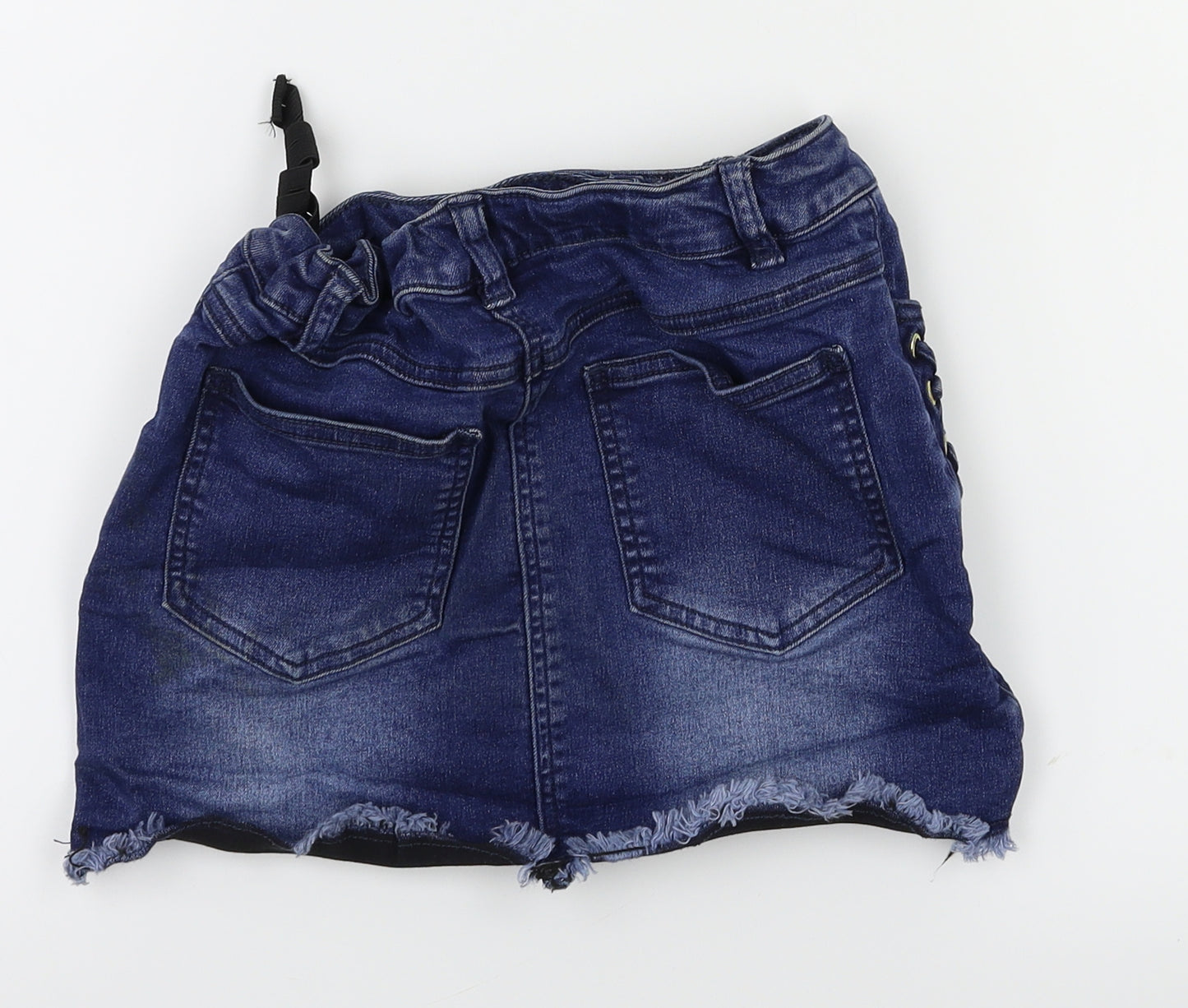 NEXT Girls Blue Ikat  Flare Skirt Size 10 Years