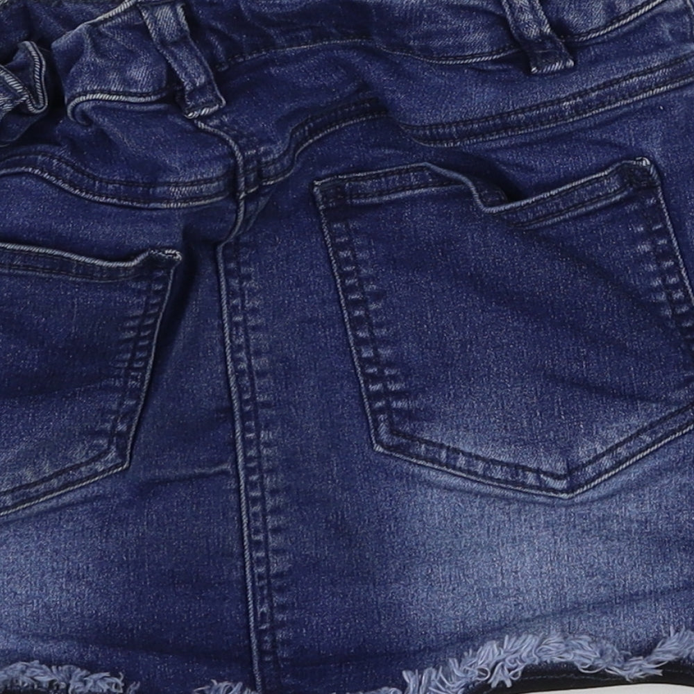 NEXT Girls Blue Ikat  Flare Skirt Size 10 Years