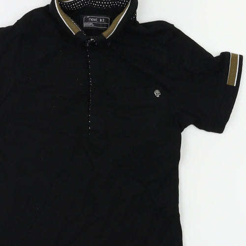 next  Boys Black   Basic T-Shirt Size 6 Years
