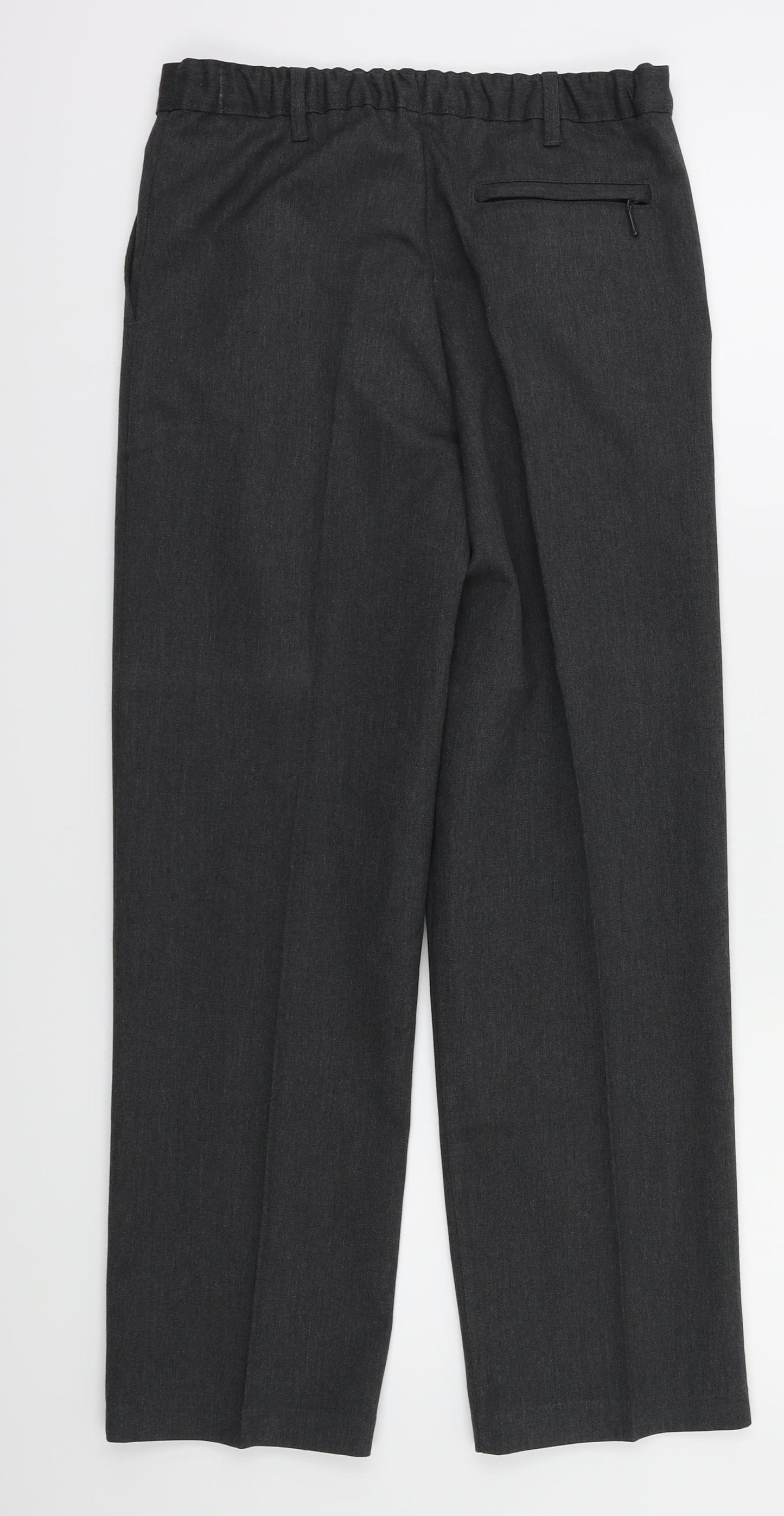 M&S Boys Grey Ikat  Capri Trousers Size 11 Years