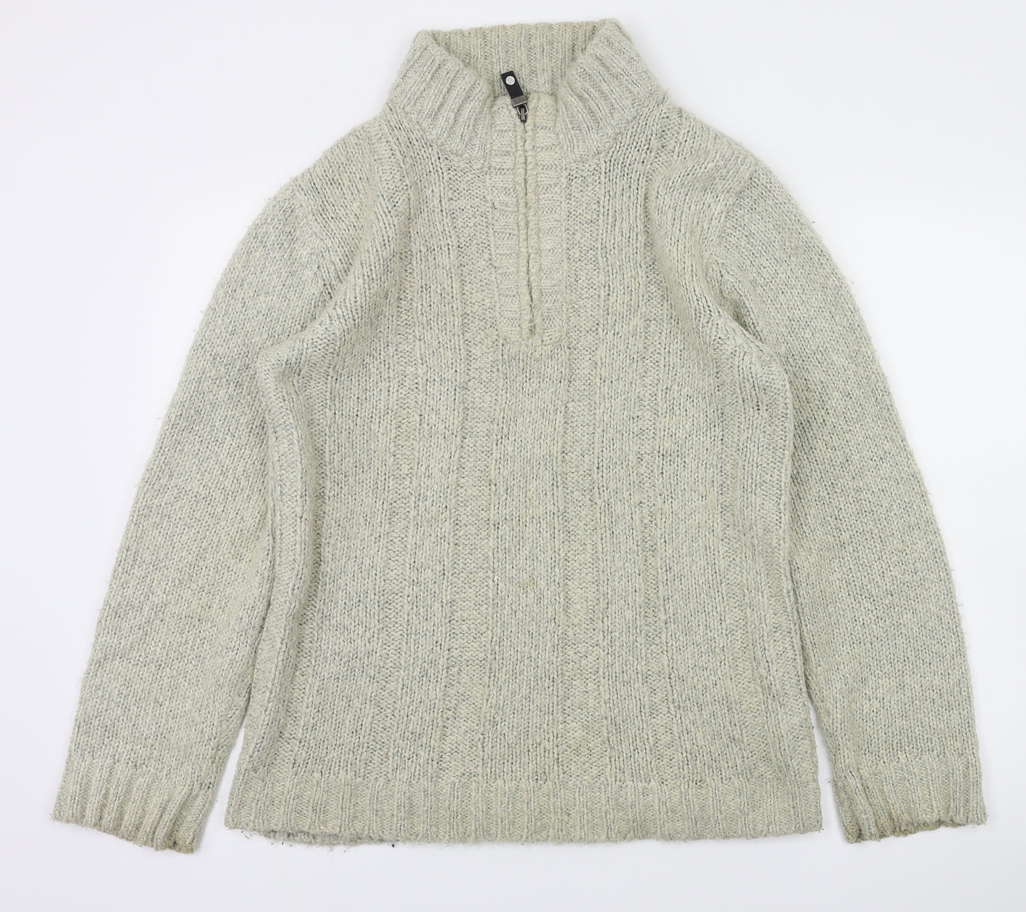 Easy Mens Beige   Pullover Sweatshirt Size S
