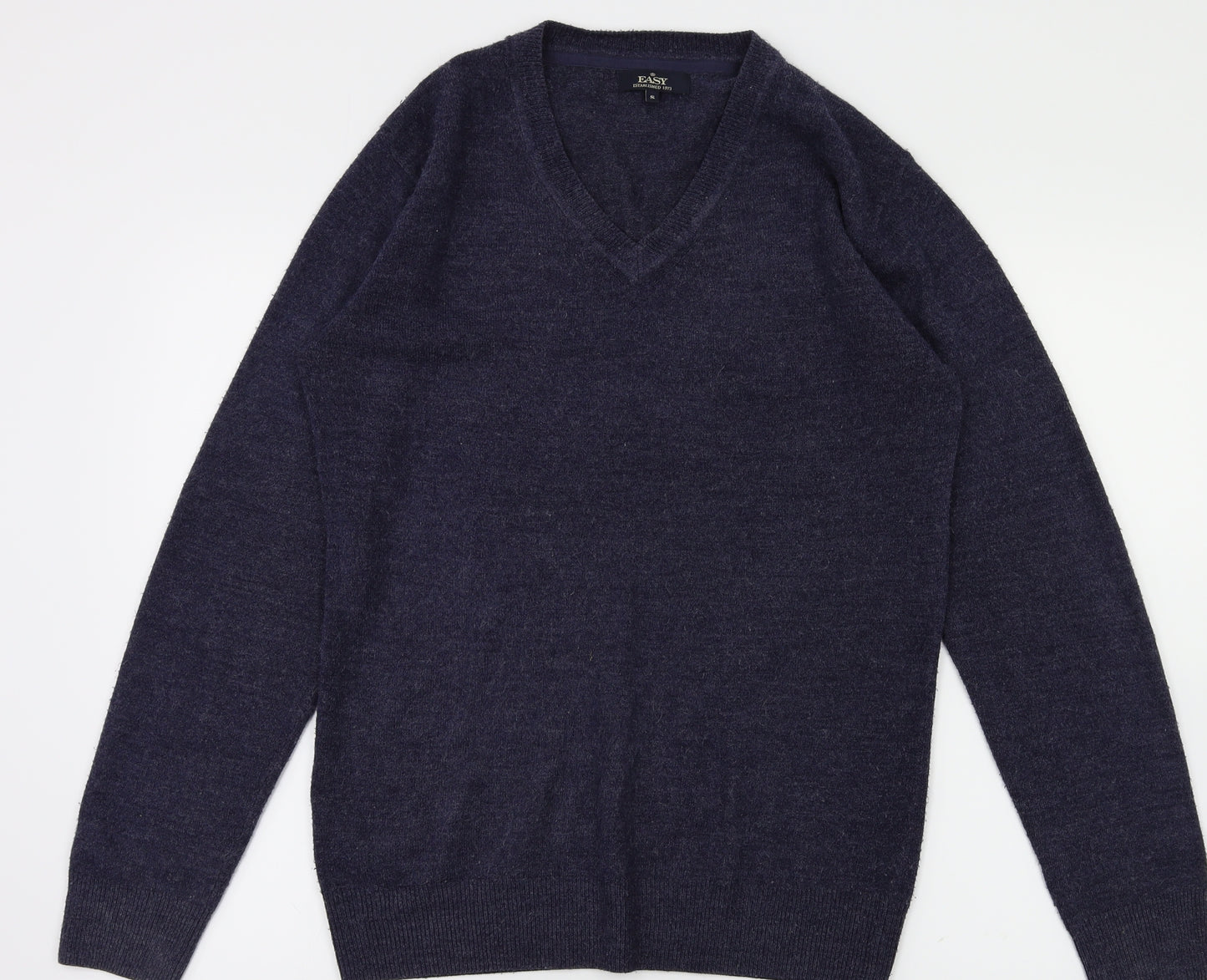 easy  Mens Blue   Pullover Sweatshirt Size S